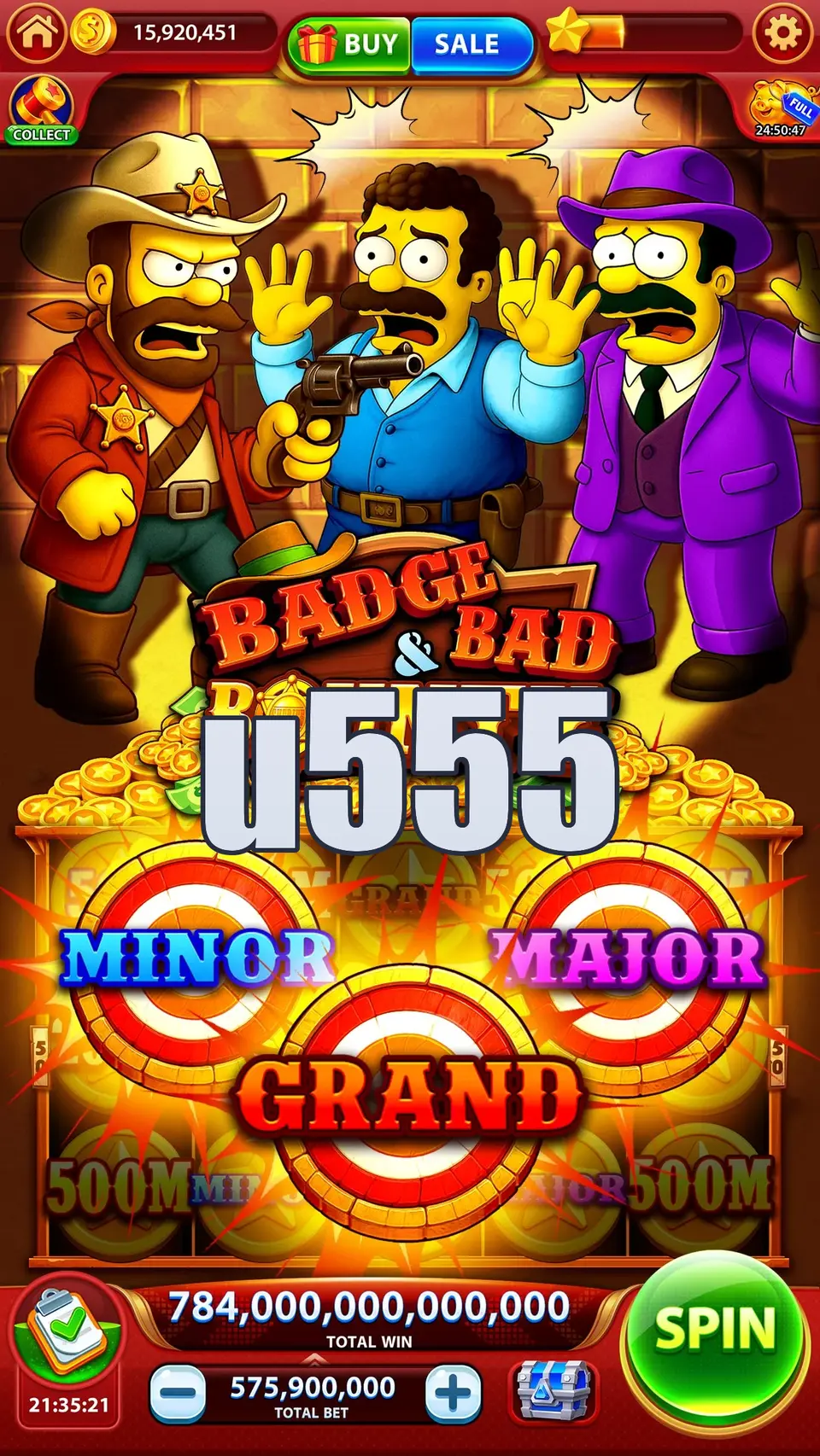 u555 Login